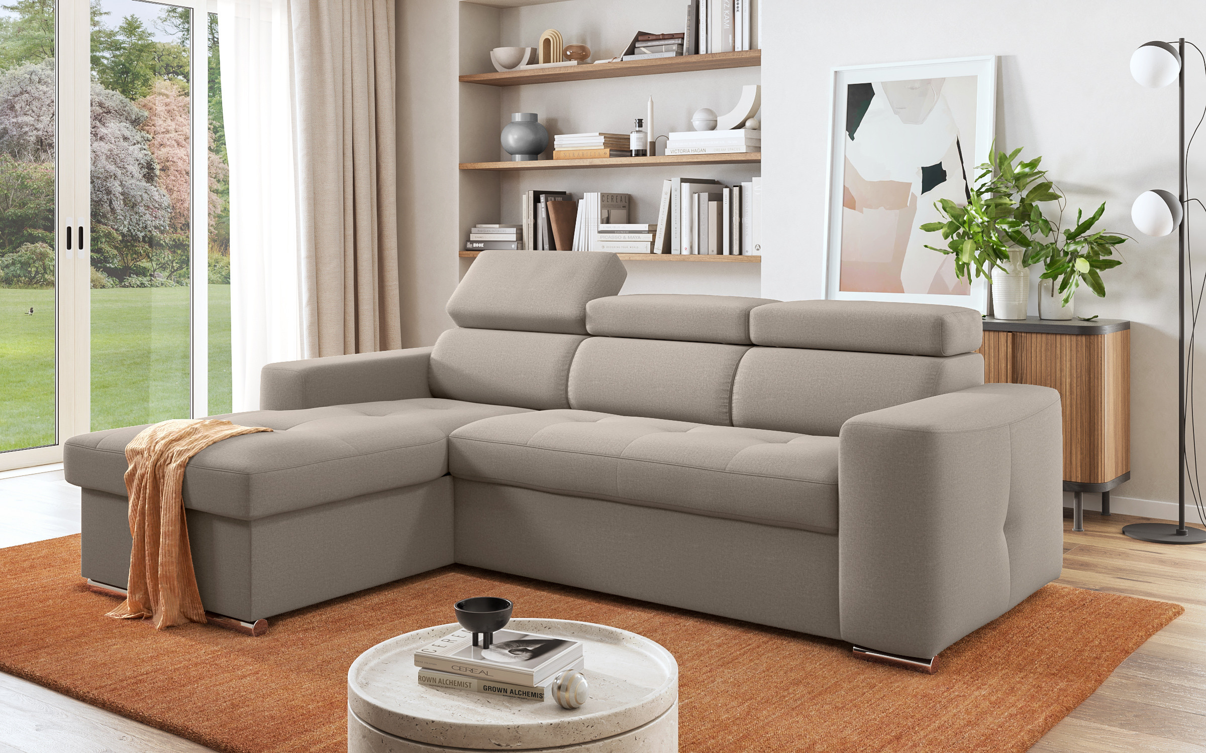 Coltar extensibil Navi, bej  2