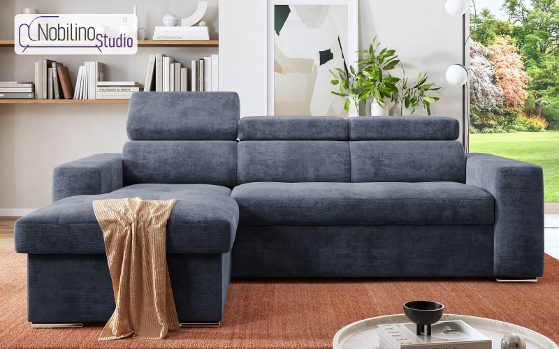 Coltar extensibil Navi Extra, albastru  1