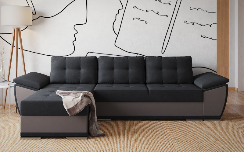 Coltar extensibil Tonino, grafit + gri  1
