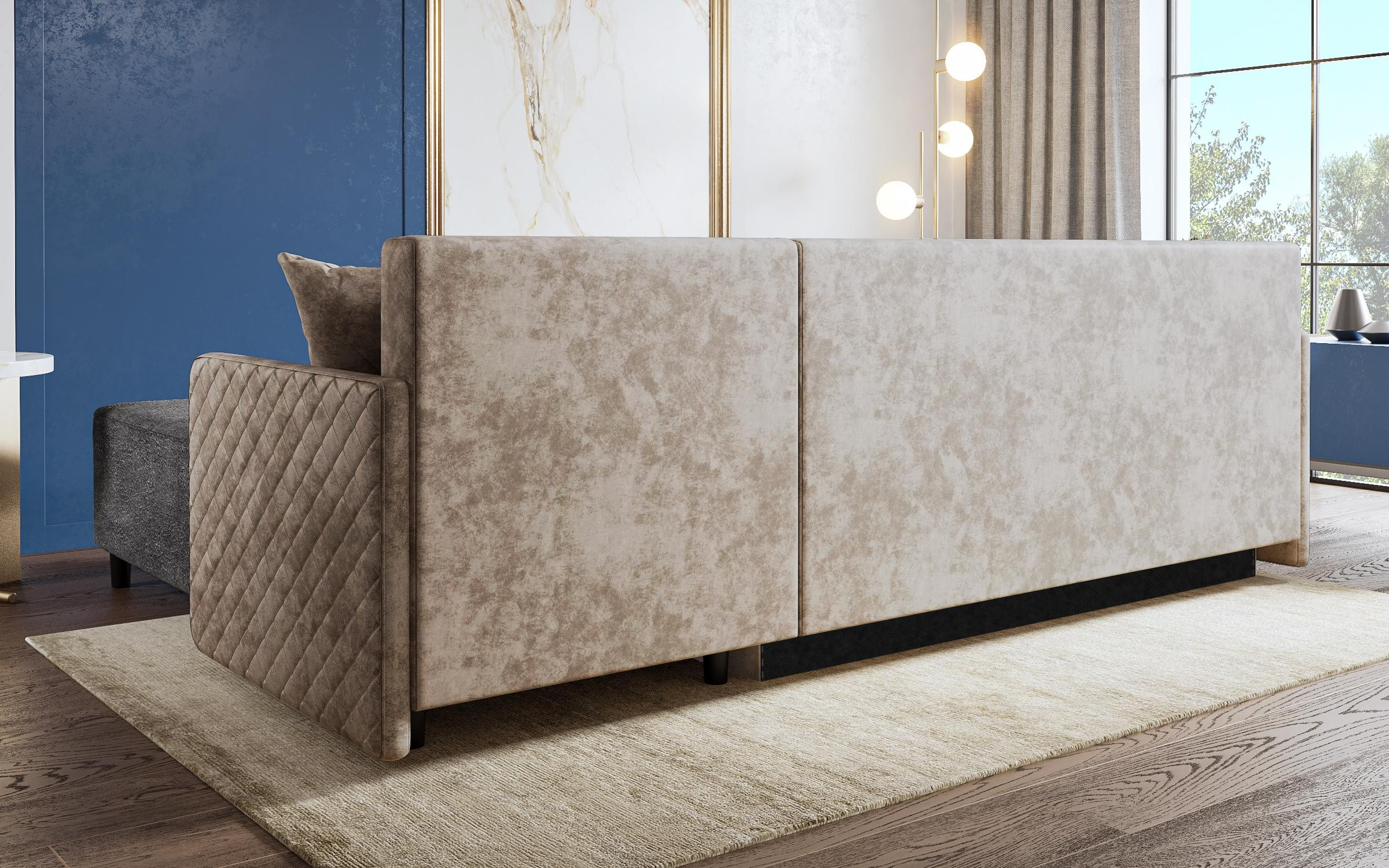 Coltar extensibil Vicard, gri + bej  8