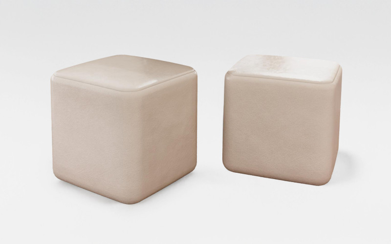 Set 2 buc. taburet Doli, bej  1