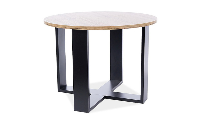 Masuta de cafea Ronie, stejar + negru  1