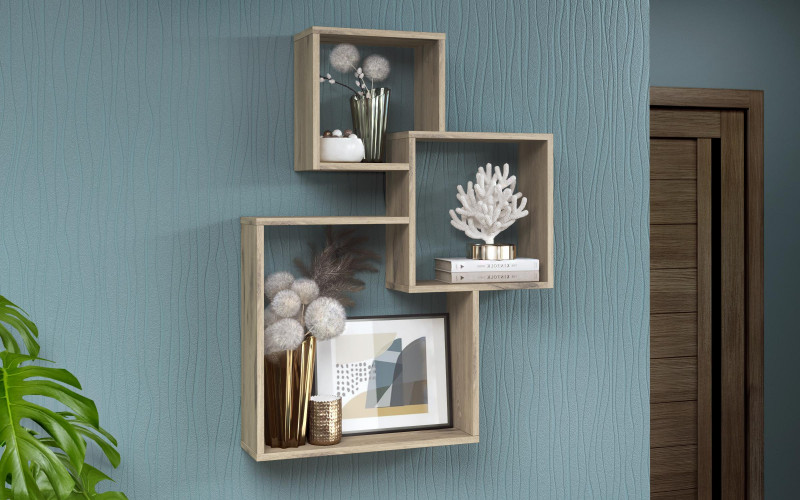 Etajera Deya, stejar scandinav deschis  1