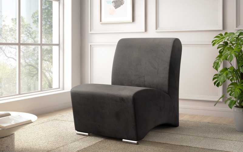 Fotoliu Arturo II, gri inchis  1