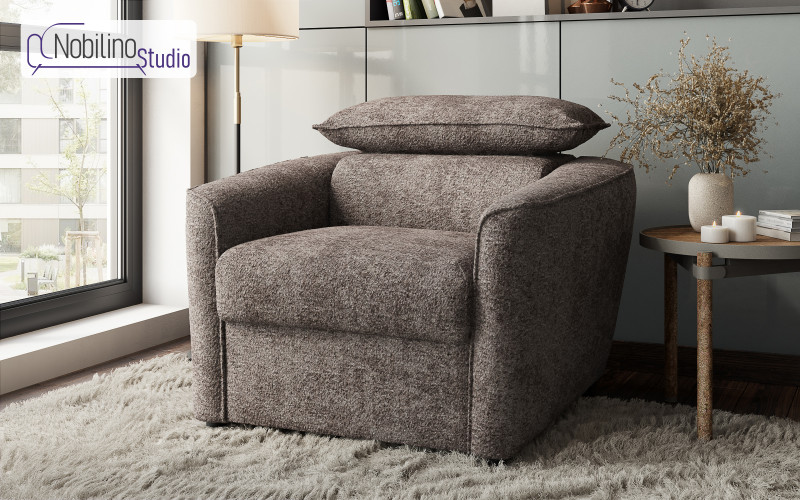 Кресло Монтеро, светло-коричневый  1