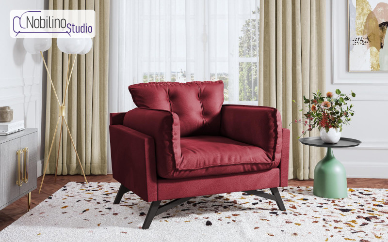 Fotoliu Viena, bordo  1