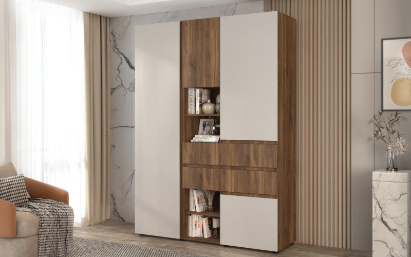 Dulap Neit XL, stejar coniac + casmir  1