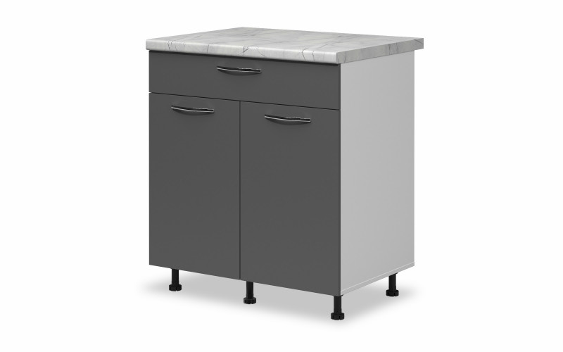Dulap de bucatarie Dakota 51, antracit mat  1
