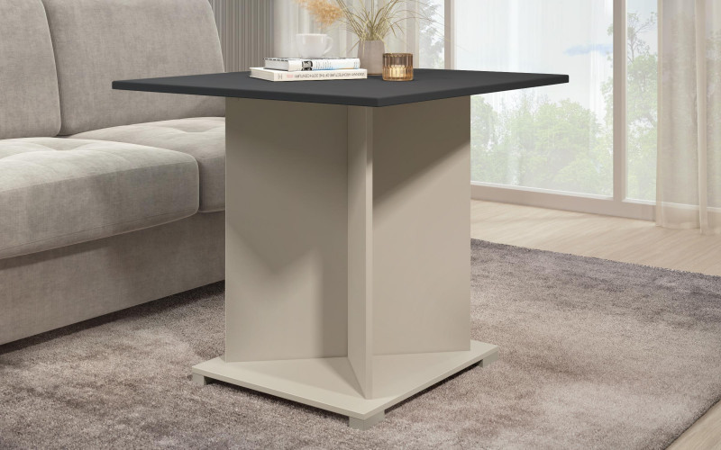 Masuta de cafea Aurea XL + MDF, nisipiu mat + antracit  1