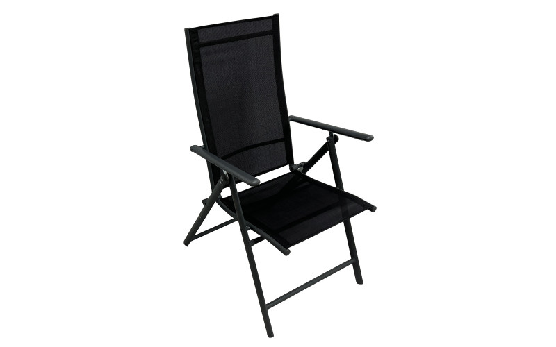 Scaun de gradina /pliabil/ Tendo, negru  1