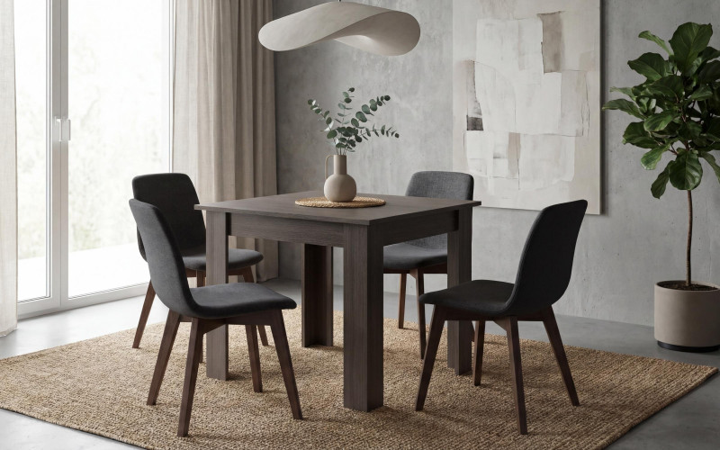 Masa dining Kadens, stejar antracit  1