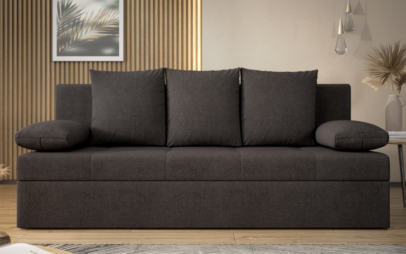 Canapea extensibila Aleto, gri-maroniu  1
