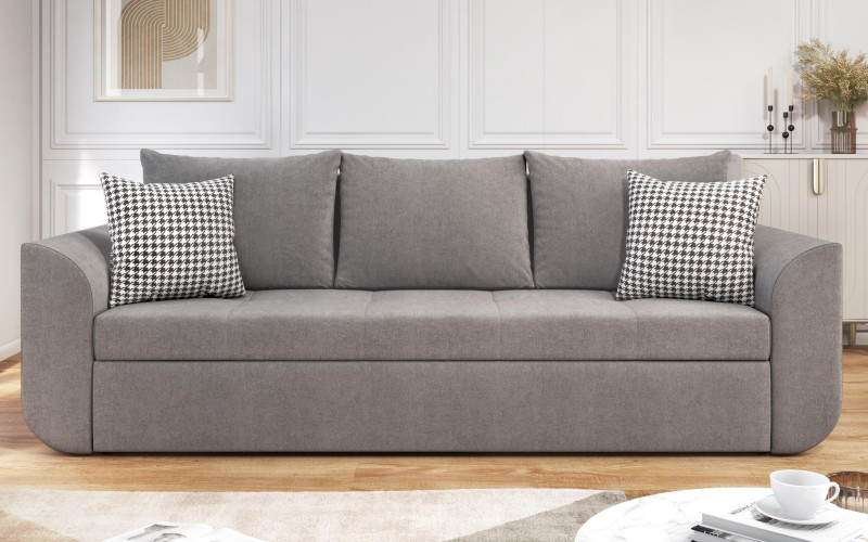Canapea extensibila Mobi, gri deschis  1