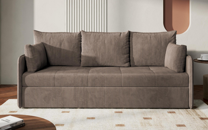 Canapea extensibila Astel, maro deschis  1