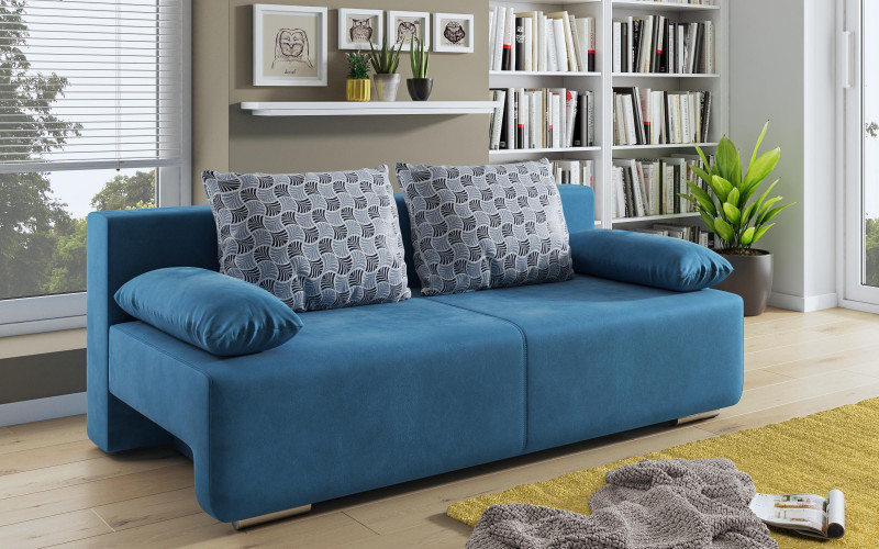 Canapea extensibila Keira, albastru  1