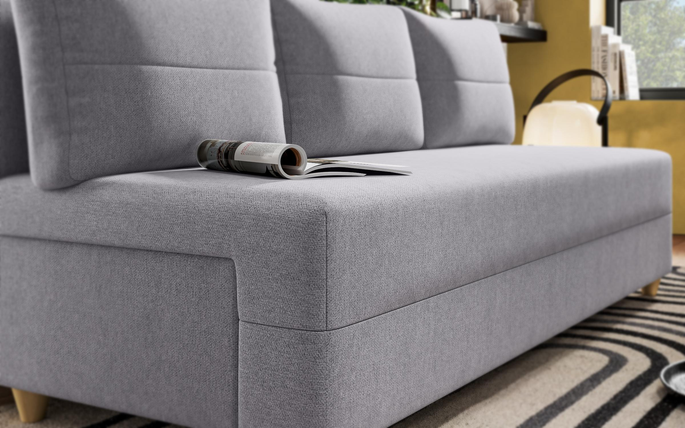 Canapea extensibila Arano, gri deschis  6