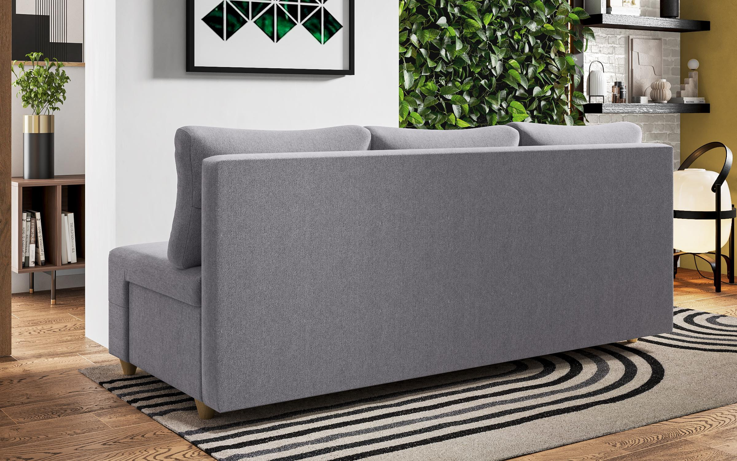 Canapea extensibila Arano, gri deschis  9