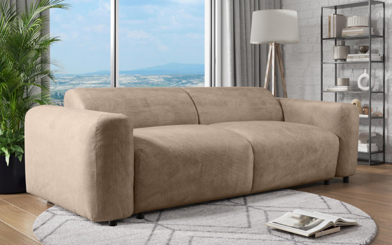 Canapea extensibila Claudi, bej inchis  3