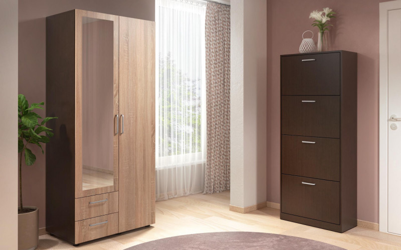 Set pentru hol Solo, stejar sonoma + wenge  1