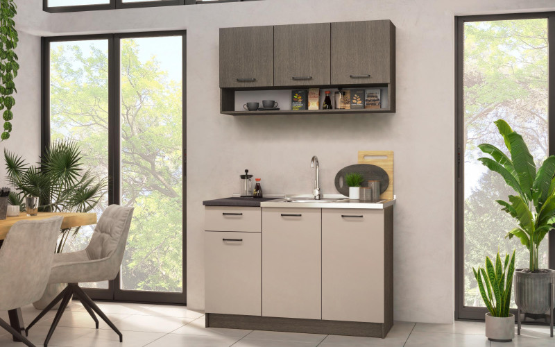 Bucatarie Lora 5 mini, casmir + stejar antracit  1