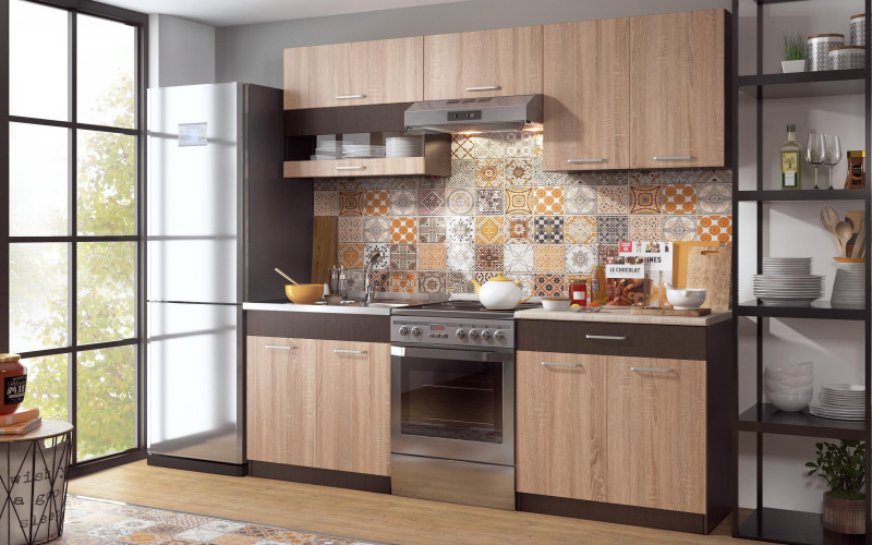 Vivian S, wenge + stejar sonoma  2