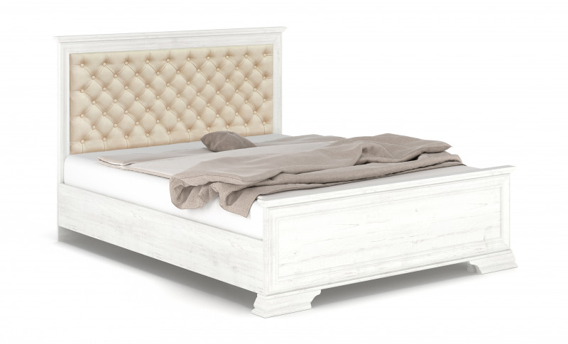 Pat dublu tapitat Alexa pentru saltea 160/200, pin Andersen Lux  1