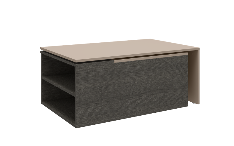 Masuta de cafea Karuzo, casmir + stejar antracit  1