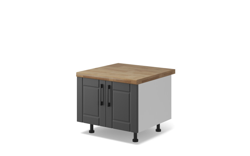 Dulap de bucatarie pentru cuptor mic Hana 19, grafit  1