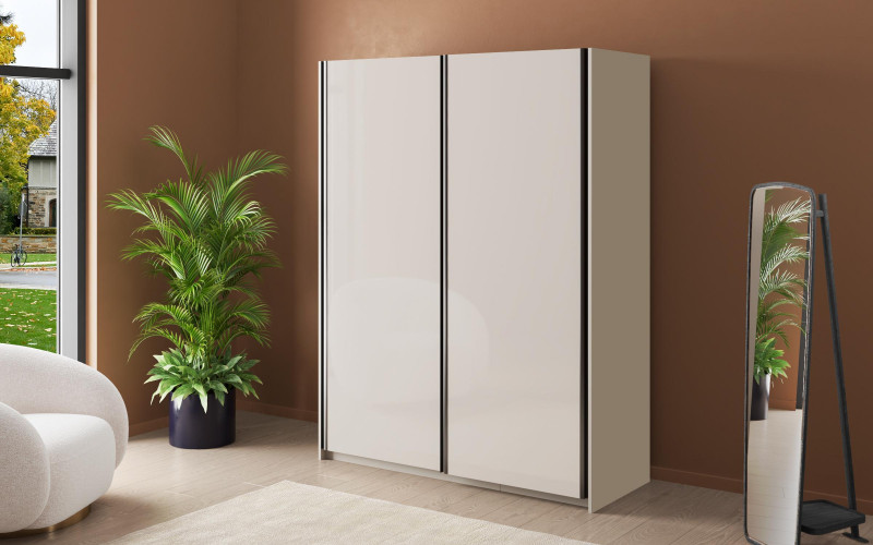 Dulap modular Soho Slide 150, bej metalic  1