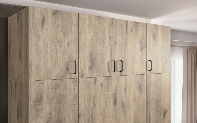 Corp suprapozabil pentru dulap Moon, stejar scandinav deschis  1