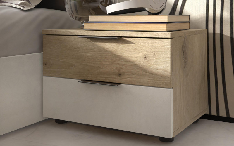 Noptiera Belmar, Silk + stejar scandinav deschis  1