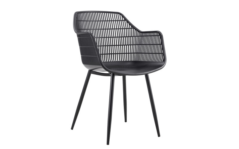 Scaun de masa Safino, negru  1