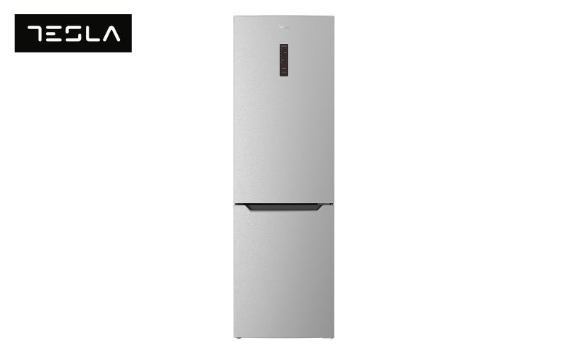 Combina frigorifica TESLA RC3400FHXE, inox  1