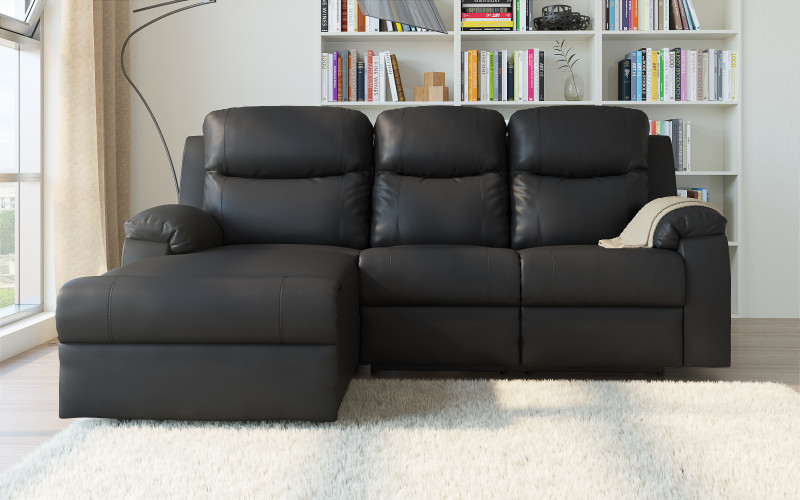 Coltar recliner Dream, negru  1