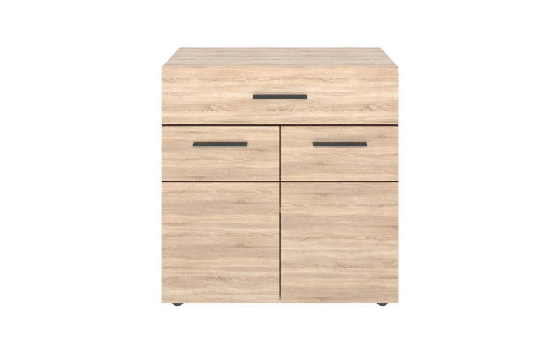 Comoda Sali, stejar sonoma  1