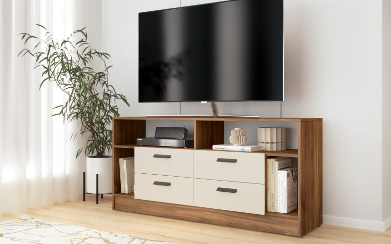 Modul TV Delaro T, stejar  coniac + casmir  1