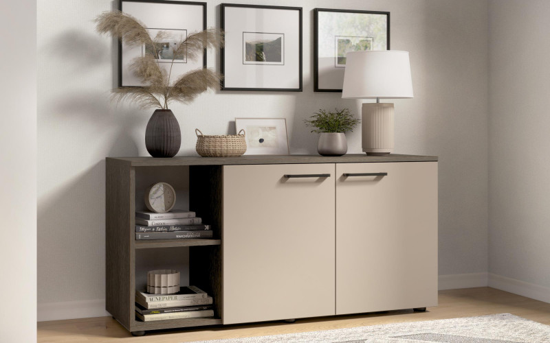 Comoda Veron S, casmir + stejar antracit  1