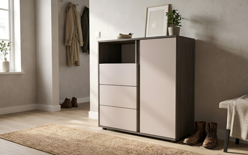 Comoda Space C, casmir + stejar antracit  1