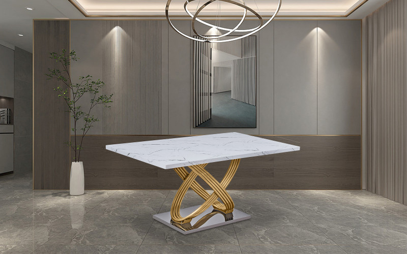 Masa dining Shic, alb  1