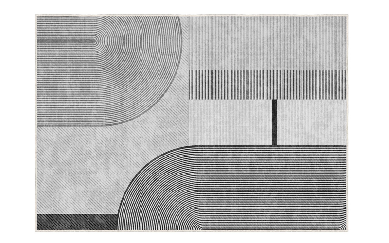 160/230 сm Covor, gri  1