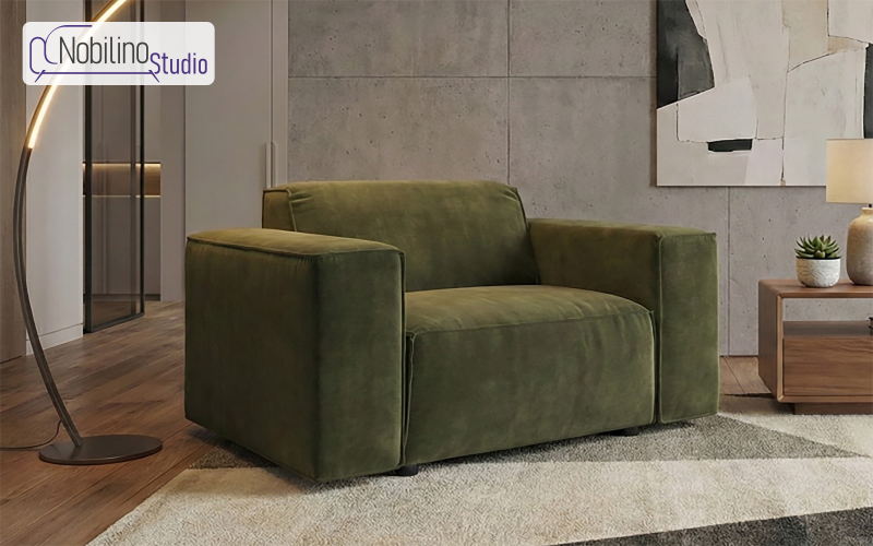 Fotoliu din coltar modular Verso, verde inchis  1