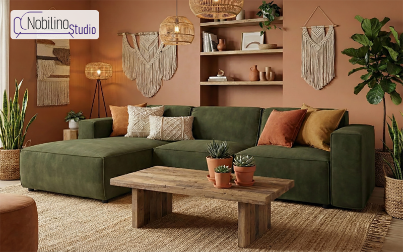 Coltar modular Verso, verde inchis  1