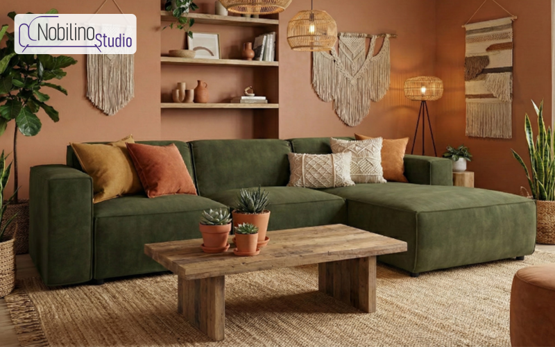 Coltar modular Verso, verde inchis  1