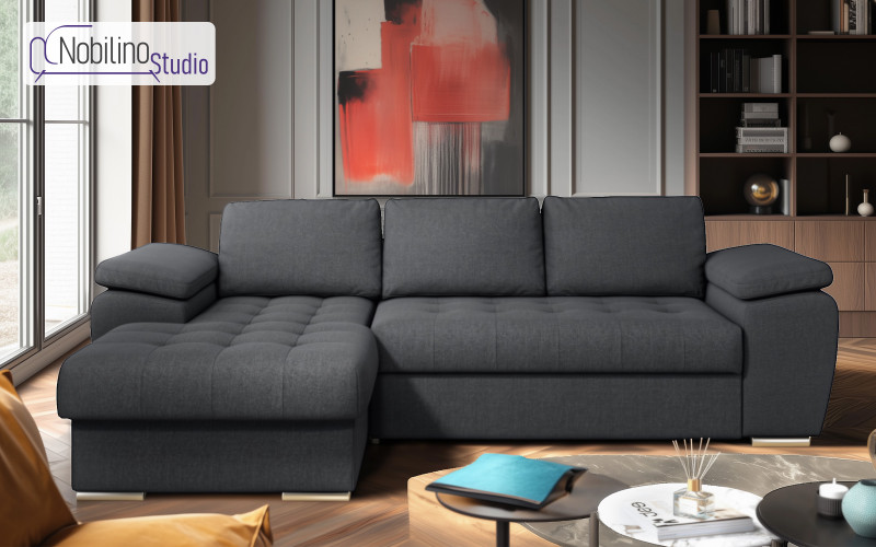 Coltar extensibil Valencia Pocket, gri inchis  1