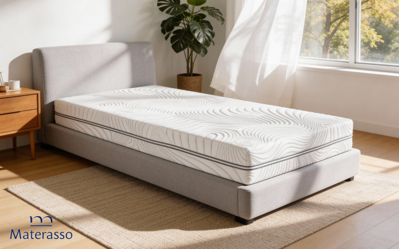 Saltea 100/200, cu doua fete Visco Wind, alb  1