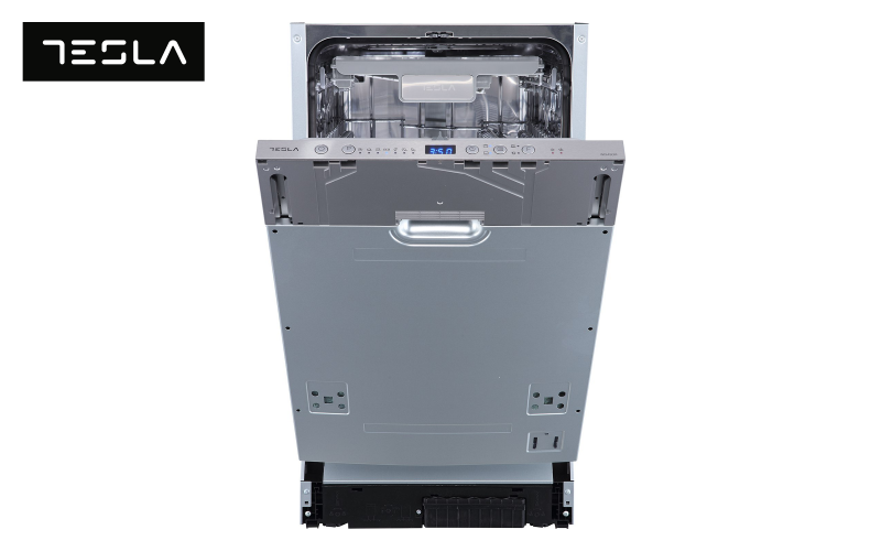 Masina de spalat vase incorporabila TESLA WDI490M, inox  1