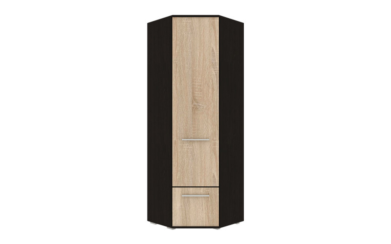 Dulap de colt Arin, wenge magia + stejar sonoma  1