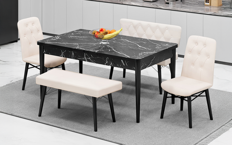 Set 2 bancute Atiza, bej  1