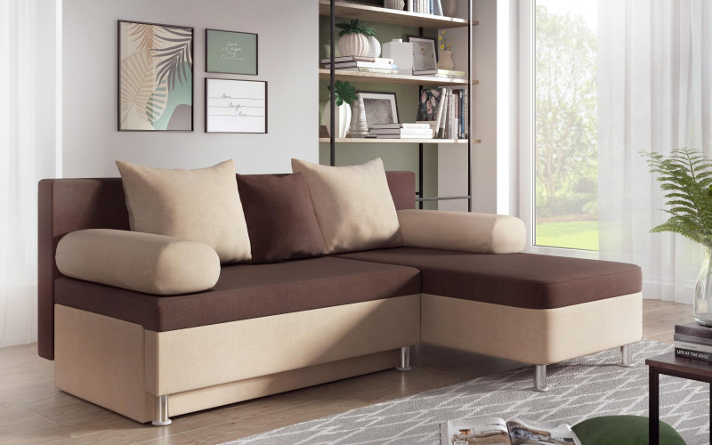 Coltar extensibil Dani S, maro + bej  1