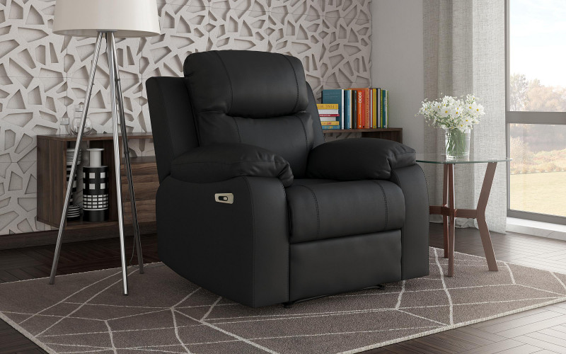 Recliner Dream fotoliu + mecanism electric, negru  1